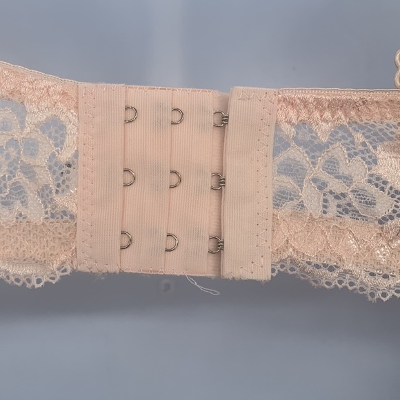 Mopas Padded Lace "Peach" Bra Size 38DD - Picture 6 of 8